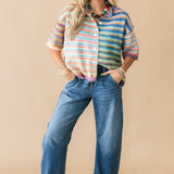 Over The Rainbow Short Sleeve Sweater