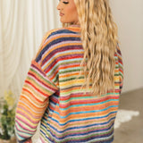 Over The Rainbow Stripe Cardigan