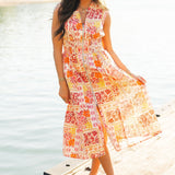 Palm Paradise Midi Dress