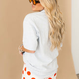 American Honey Polka Dot Short | Red Cream