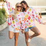 Summer In Stamps Sweatshirt | QOS X Lexi Jade's