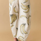 Good Luck Printed Barrel Jeans | Go Bananas