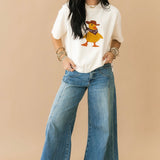 Cowboy Duck Sweater Top