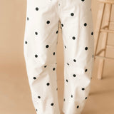 City Chic Polka Dot Barrel Pant