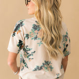 Season Shift Floral Sweater | Beige