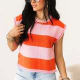 Pink Skies Sweater Vest