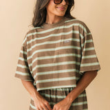 Striped Boxer Short | Tan Lines