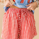 Firecracker Boxer Short | Red Check