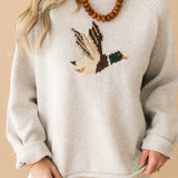 Duck Sweater Top | Heather Oat