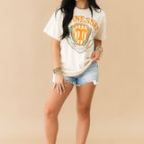 Tennessee Vols Stripe Crest Thrifted Tee