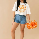 Tennessee Vols Campus Classic Cropped Tee