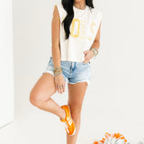 Vols Quilted Puff Ink Muscle Tee