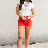 American Flag Baby Tee