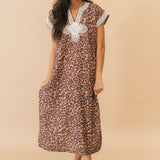 Fall Favorite Midi Dress | Leopard