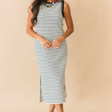 Beach To Brunch Stripe Maxi Dress