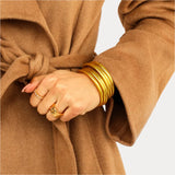 Gold All Weather Bangles® (Set of 6) | Serenity Prayer