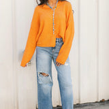 Piper Cardigan | Orange