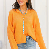 Piper Cardigan | Orange