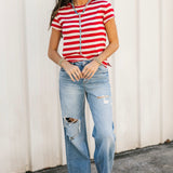 Nora Tee | Red Combo