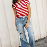Nora Tee | Red Combo