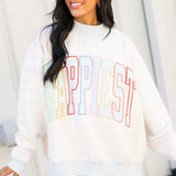 Happiest 2 Sided Mock Sweatshirt