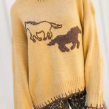 Golden Rush Ranch Sweater