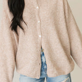Cozy Is My Cardio Cardigan | Beige