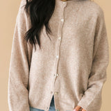 Cozy Is My Cardio Cardigan | Beige
