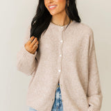 Cozy Is My Cardio Cardigan | Beige