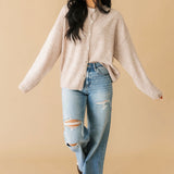 Cozy Is My Cardio Cardigan | Beige