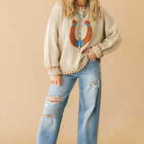 Lady Luck Horseshoe Sweater