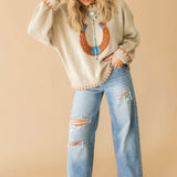 Lady Luck Horseshoe Sweater
