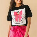 Jewel Bow Pumpkin Patch Tee