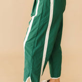 Varsity Track Pant | Green