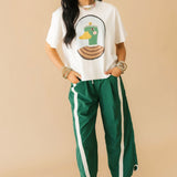 Varsity Track Pant | Green