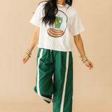 Varsity Track Pant | Green