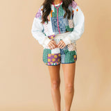 Patchwork Pretty Sweatshirt