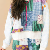 Patchwork Pretty Sweatshirt