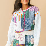 Patchwork Pretty Sweatshirt