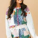 Patchwork Pretty Sweatshirt