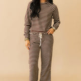 Latte Lounge Stripe Top