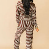 Latte Lounge Stripe Top