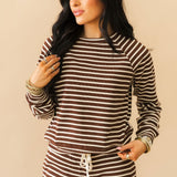 Latte Lounge Stripe Top