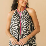 Untamed Zebra Maxi Dress