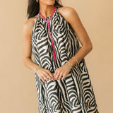 Untamed Zebra Maxi Dress