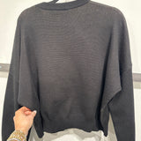 Black Feather Turkey Sweater | Queen Of Sparkles
