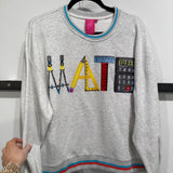 Grey 'Math' Icon Sweatshirt | Queen Of Sparkles