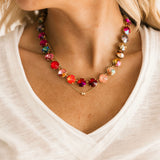The Sofia Necklace | Flamingo Mix