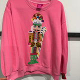 Pink Candyland Nutcracker Sweatshirt | Queen Of Sparkles