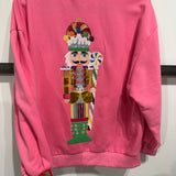 Pink Candyland Nutcracker Sweatshirt | Queen Of Sparkles